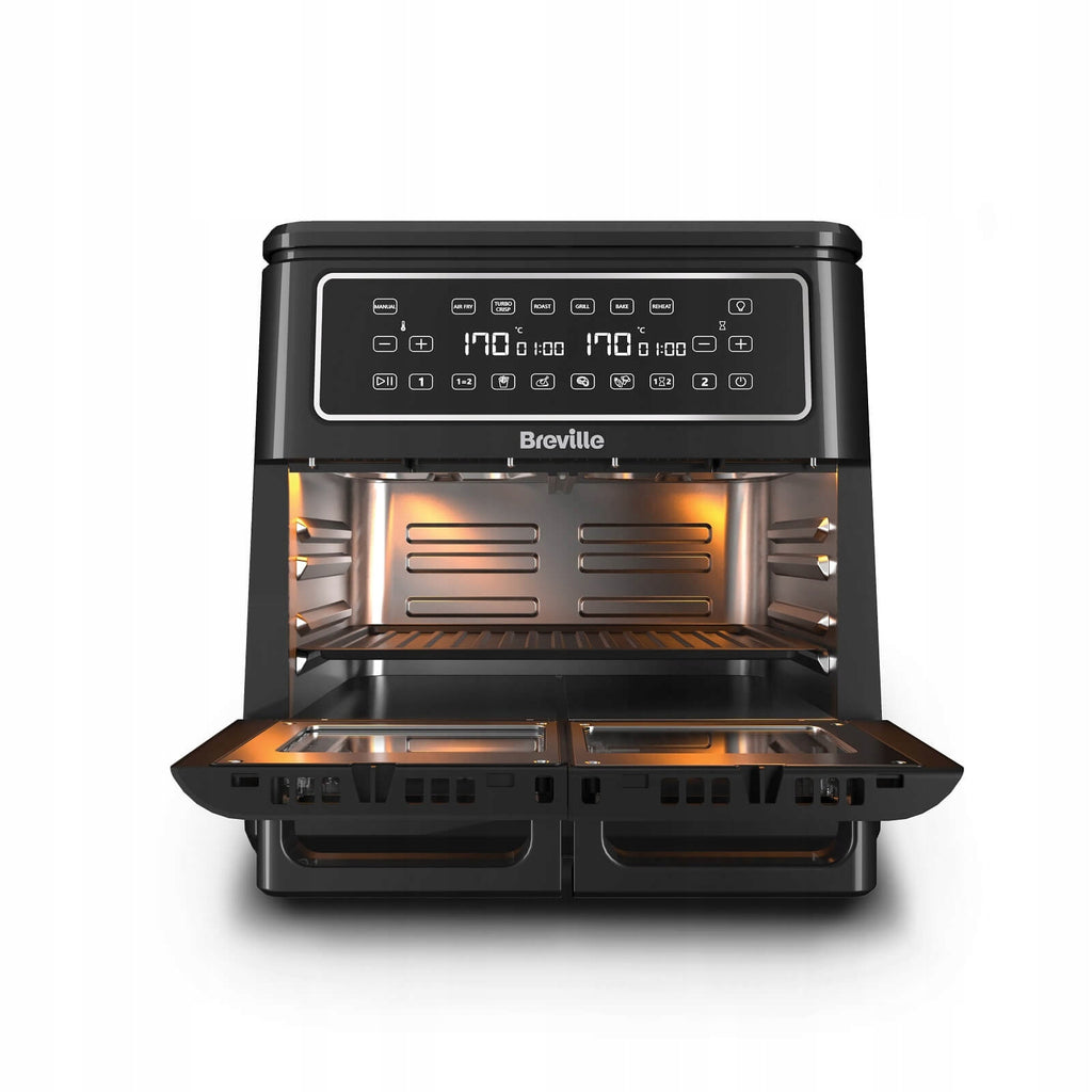 Frytkownica beztłuszczowa Breville VDF130X 11L 2400W Air Fryer dual zone