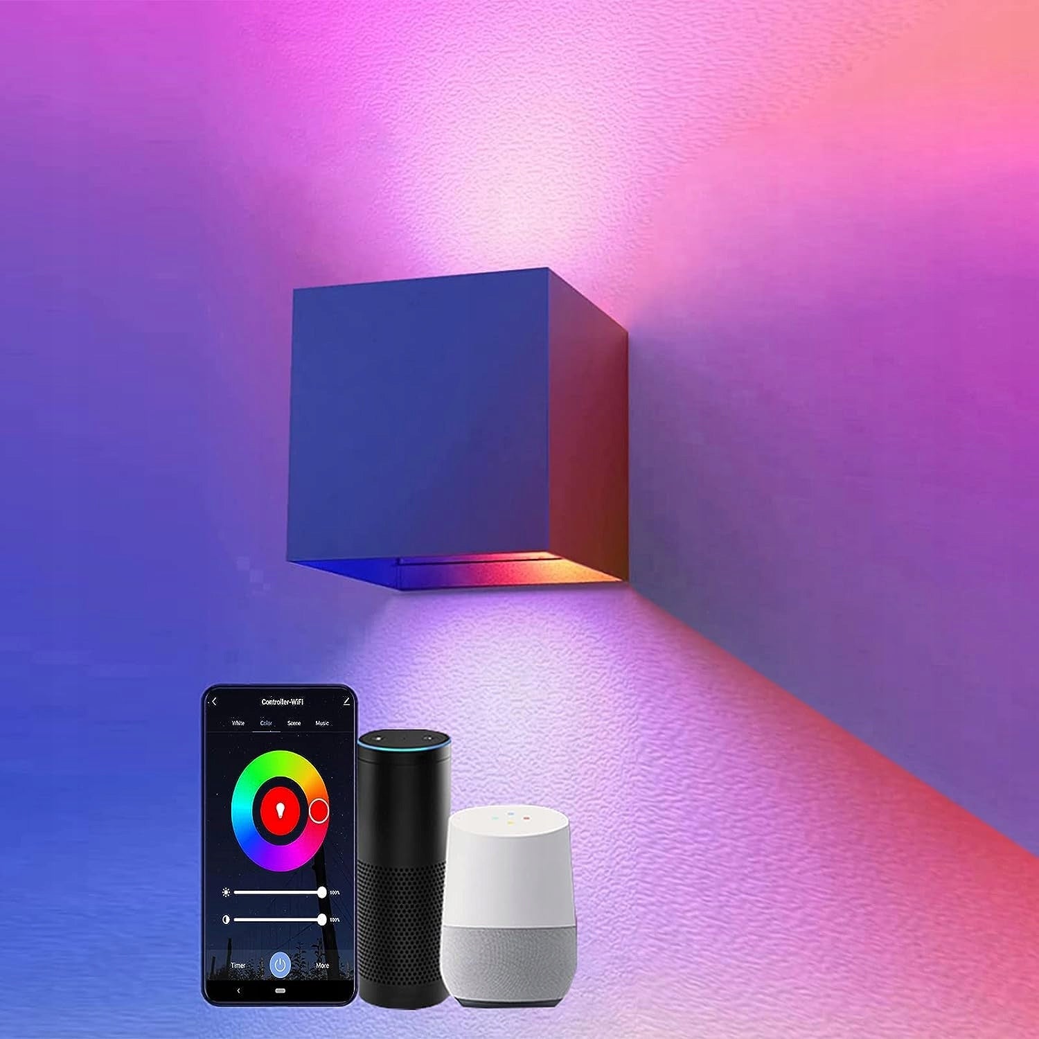 Inteligentna lampa LED WiFi 6W RGB SMART